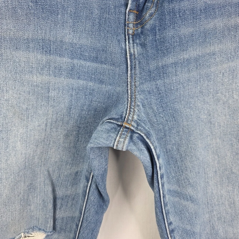 Madewell Women’s The Perfect Vintage High Rise Denim  Distressed Raw Hem Size 28